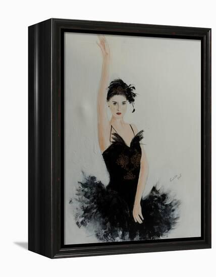 Black Swan 2015-Susan Adams-Framed Premier Image Canvas