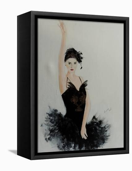 Black Swan 2015-Susan Adams-Framed Premier Image Canvas