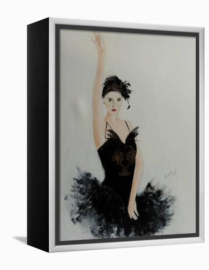 Black Swan 2015-Susan Adams-Framed Premier Image Canvas