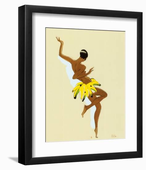 Black Thunder, Josephine Baker-Paul Colin-Framed Art Print