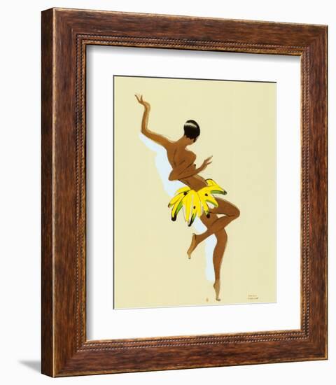 Black Thunder, Josephine Baker-Paul Colin-Framed Art Print