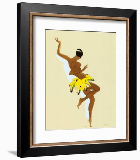 Black Thunder, Josephine Baker-Paul Colin-Framed Art Print