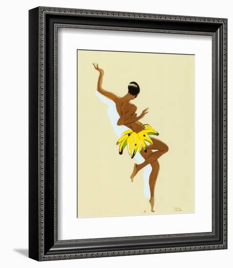 Black Thunder, Josephine Baker-Paul Colin-Framed Art Print