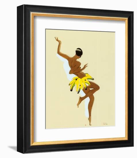 Black Thunder, Josephine Baker-Paul Colin-Framed Art Print