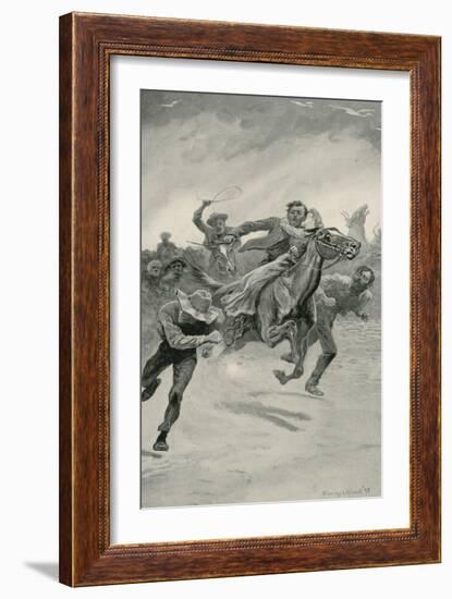 "Black Thursday", February 6Th, 1851-Stanley L. Wood-Framed Giclee Print