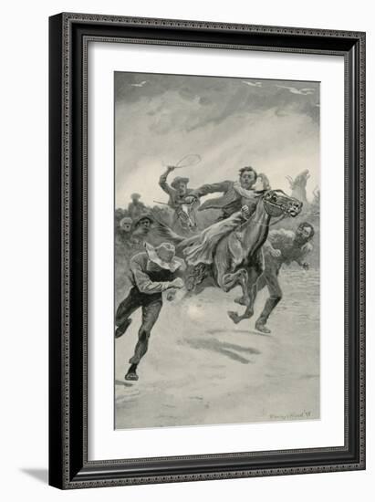 "Black Thursday", February 6Th, 1851-Stanley L. Wood-Framed Giclee Print