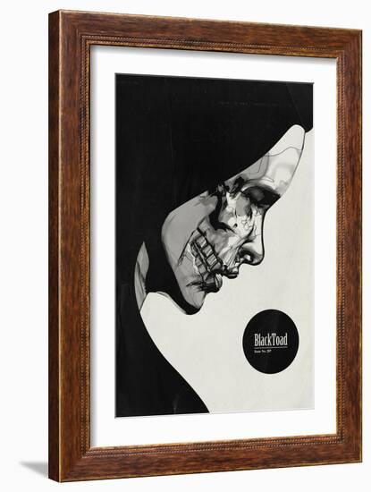 Black Toad-Hidden Moves-Framed Art Print