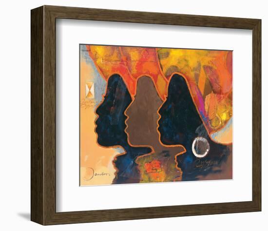 Black Triplets-Joadoor-Framed Art Print