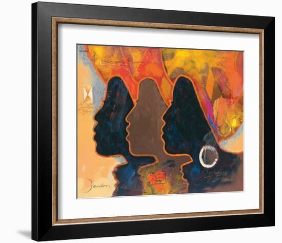 Black Triplets-Joadoor-Framed Art Print