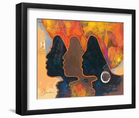 Black Triplets-Joadoor-Framed Art Print