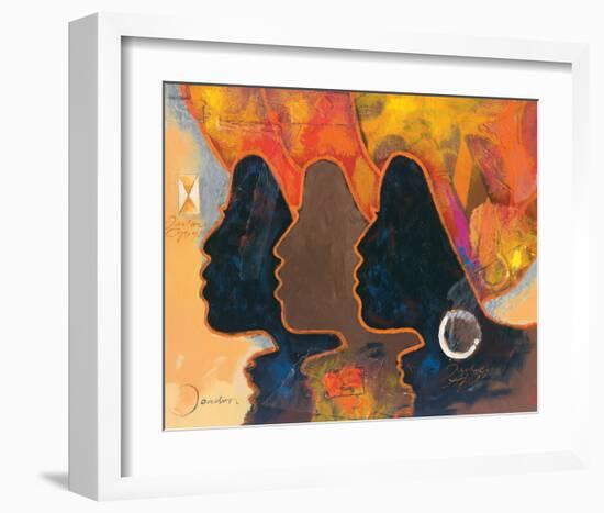 Black Triplets-Joadoor-Framed Art Print