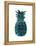 Black Tropical Pineapple-Amanda Greenwood-Framed Stretched Canvas