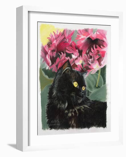 Black Tulips-Anne Robinson-Framed Giclee Print