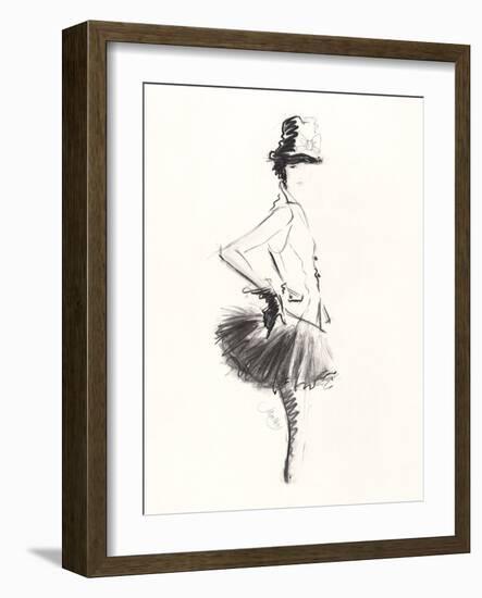 Black Tulle-Jane Hartley-Framed Giclee Print