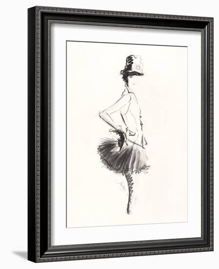 Black Tulle-Jane Hartley-Framed Giclee Print