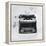 Black Typewriter-JB Hall-Framed Premier Image Canvas