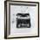 Black Typewriter-JB Hall-Framed Giclee Print