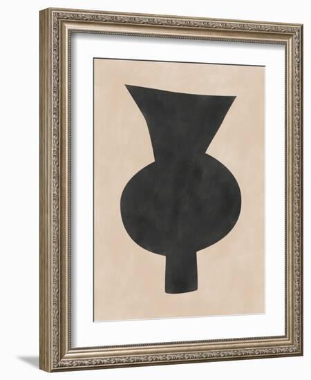 Black Vase Artwork-Elena Ristova-Framed Giclee Print