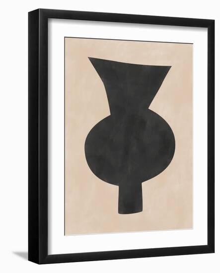 Black Vase Artwork-Elena Ristova-Framed Giclee Print