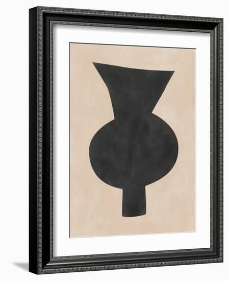 Black Vase Artwork-Elena Ristova-Framed Giclee Print