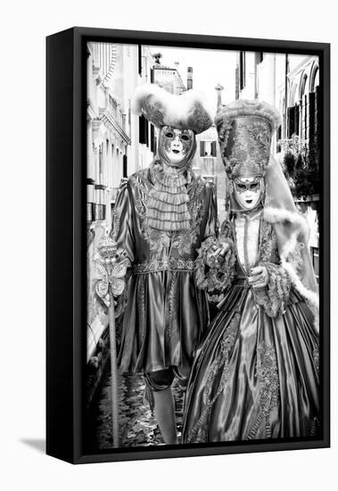 Black Venice - King and Queen-Philippe HUGONNARD-Framed Premier Image Canvas