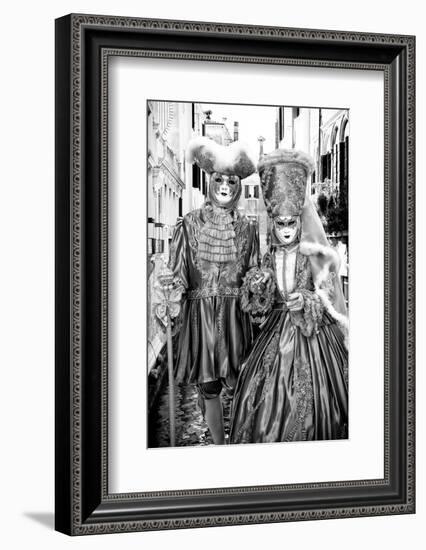 Black Venice - King and Queen-Philippe HUGONNARD-Framed Photographic Print