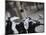 Black Vespa, Madrid, Spain-Walter Bibikow-Mounted Photographic Print