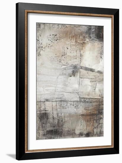 Black, White & Bronze I-Jennifer Goldberger-Framed Art Print