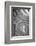 Black & White Fountain Detail II-Laura DeNardo-Framed Photographic Print