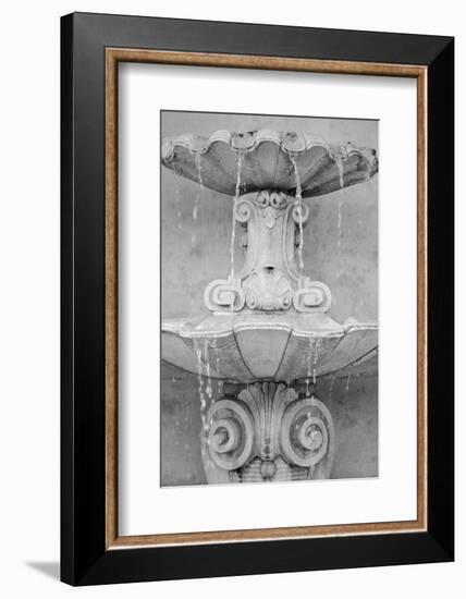 Black & White Fountains II-Laura DeNardo-Framed Photographic Print