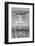 Black & White Fountains II-Laura DeNardo-Framed Photographic Print