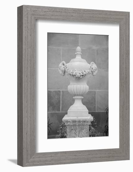 Black & White Fountains III-Laura DeNardo-Framed Photographic Print