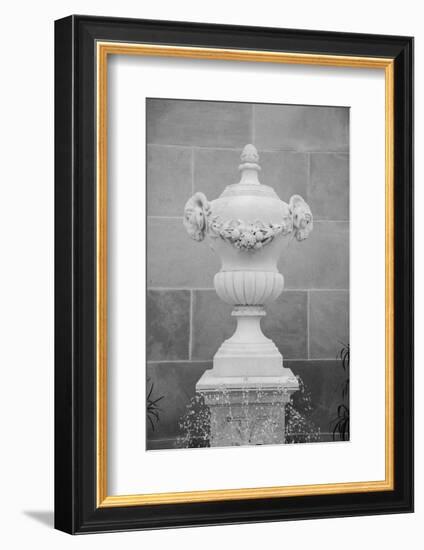 Black & White Fountains III-Laura DeNardo-Framed Photographic Print