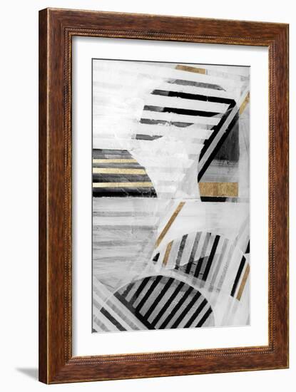 Black White Gold I-null-Framed Art Print