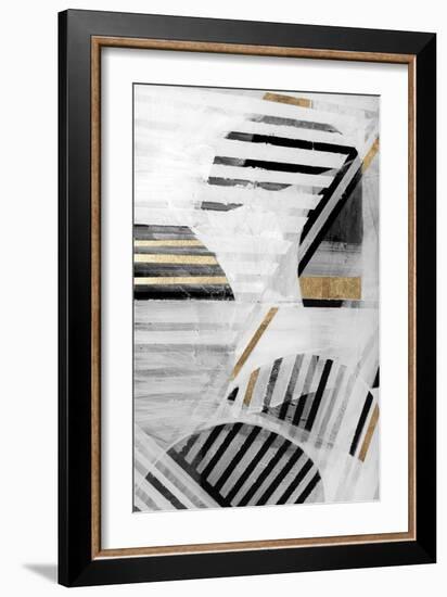 Black White Gold I-null-Framed Art Print