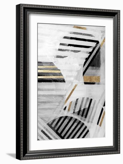 Black White Gold I-null-Framed Art Print