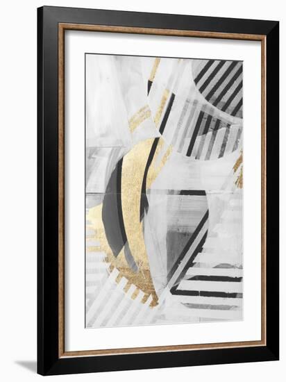 Black White Gold II-null-Framed Art Print