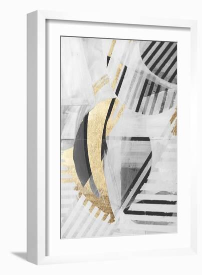 Black White Gold II-null-Framed Art Print