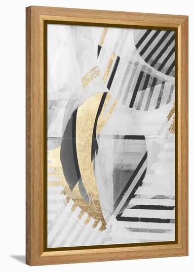 Black White Gold II-null-Framed Stretched Canvas