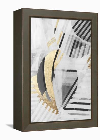 Black White Gold II-null-Framed Stretched Canvas