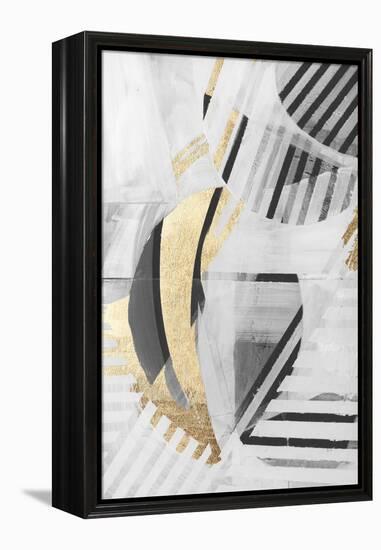 Black White Gold II-null-Framed Stretched Canvas