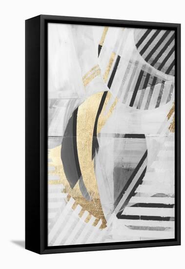 Black White Gold II-null-Framed Stretched Canvas