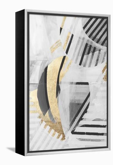 Black White Gold II-null-Framed Stretched Canvas