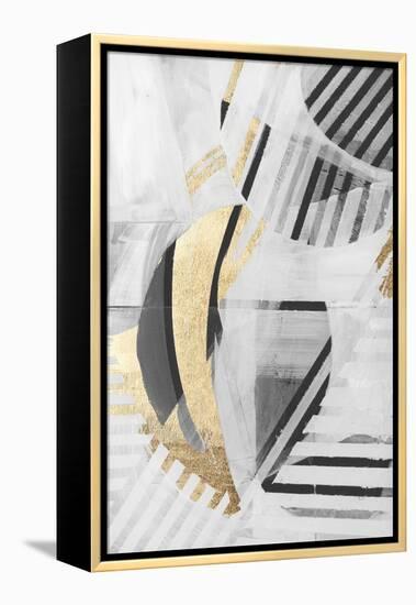 Black White Gold II-null-Framed Stretched Canvas