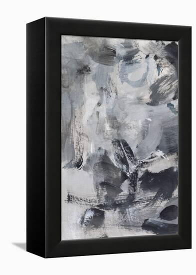 Black & White Mix I-Christina Long-Framed Stretched Canvas