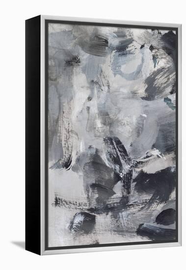 Black & White Mix I-Christina Long-Framed Stretched Canvas