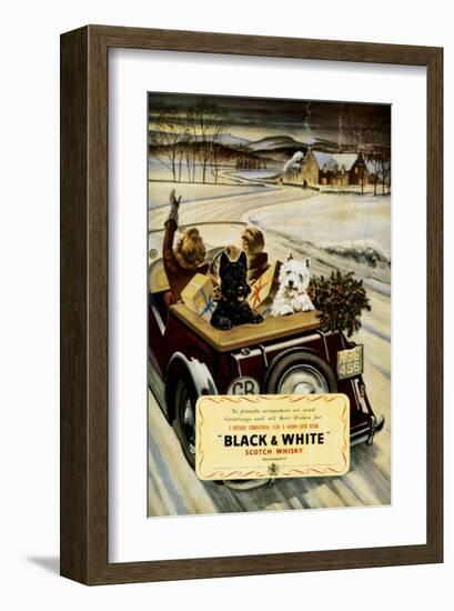 Black & White Scotch Whisky-null-Framed Premium Giclee Print