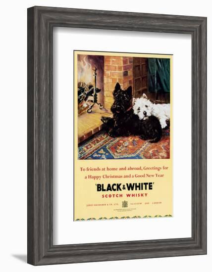 Black & White Scotch Whisky-null-Framed Premium Giclee Print