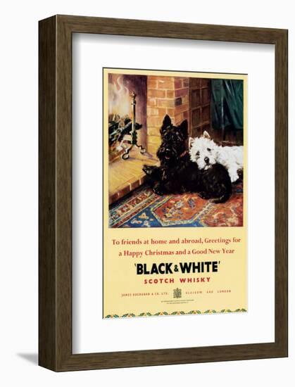 Black & White Scotch Whisky-null-Framed Premium Giclee Print