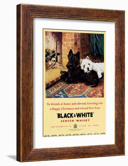 Black & White Scotch Whisky-null-Framed Premium Giclee Print